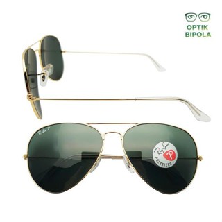 ข้อเสนอ! ของแท้ Rayban Aviator 3025 แว่นกันแดดโพลาไรซ์ ray ban