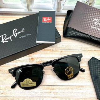 รองเท้าบูท jamaata rayban clubmaster 3016 สีดํา