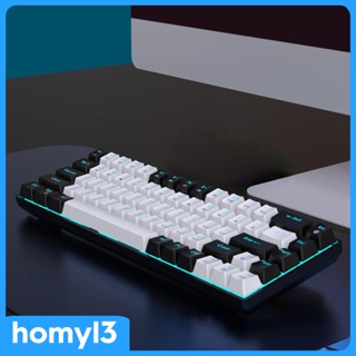 [Homyl3] คีย์บอร์ด Mechanical 19 โหมดไฟ สําหรับคอมพิวเตอร์ PC