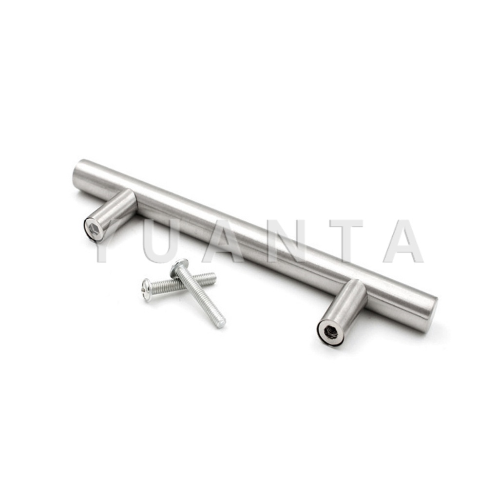 Yuanta มือจับประตู ตู้ ลิ้นชัก วัสดุสแตนเลสสีขาว สไตล์นอร์ดิก  มีหลายขนาด cabinet handle