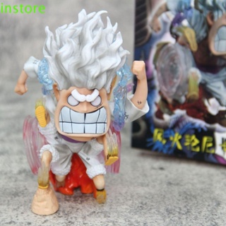 Instore โมเดลฟิกเกอร์ PVC รูปปั้นอนิเมะ Luffy Gear 5 Luffy Nika ขนาด 13 ซม. สําหรับเก็บสะสม