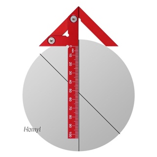 [Homyl] ไม้บรรทัดมุม 45 90 องศา สําหรับวาดภาพสถาปัตยกรรม งานไม้