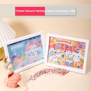 ภาพครอสติสคริสตัล 17*22cm Diamond Painting ภาพปักเพชร/ภาพจิตกรรม/ภาพวาดเพชร ภาพวาดปักเพชร ของเล่น ภาพติดเพชรพร้อมกรอบรูป