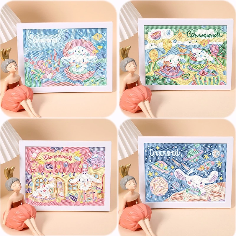 ภาพครอสติสคริสตัล 17*22cm Diamond Painting ภาพปักเพชร/ภาพจิตกรรม/ภาพวาดเพชร ภาพวาดปักเพชร ของเล่น ภาพติดเพชรพร้อมกรอบรูป