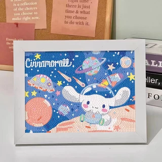 ภาพครอสติสคริสตัล 17*22cm Diamond Painting ภาพปักเพชร/ภาพจิตกรรม/ภาพวาดเพชร ภาพวาดปักเพชร ของเล่น ภาพติดเพชรพร้อมกรอบรูป