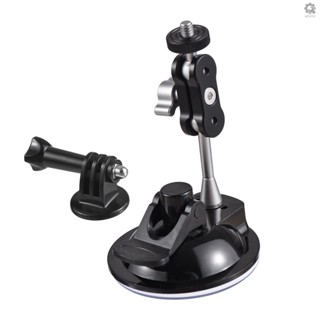 {intu} Powerful Suction Cup Mount Bracket Camera Car Mount Dual Ball Heads 360° Rotatable 450g Load Capacity Replacement for   11/10/9/8, Osmo   Action, iPhone