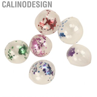 Calinodesign Sequin Clear Balloons  Decorative Tear Resistant Attractive Round Simple Inflation for Birthday Party Room