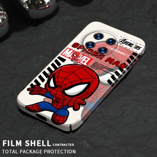 เคสโทรศัพท์มือถือแบบแข็ง ทรงสี่เหลี่ยม กันรอยเลนส์กล้อง ลาย Marvel Hulk Spiderman สําหรับ Vivo X90 Pro X80 X70 T X60 s X50 V25 S15 S12 V20 S7 T Y75 Y55 T1 S1