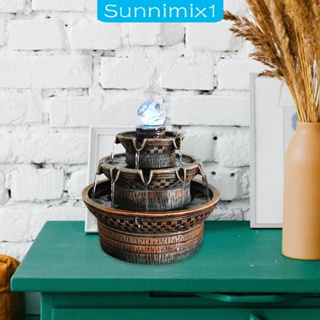 [Sunnimix1] น้ําพุตั้งโต๊ะ ขนาดเล็ก สไตล์โมเดิร์น สําหรับตกแต่งบ้าน ห้องนอน