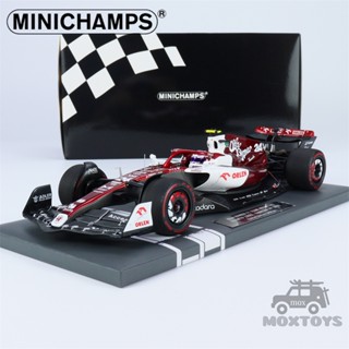 แชมป์ขนาดเล็ก 1:18 2022 F1 ALFA ROMEO ORLEN C42 #24 Zhou BAHRAIN GP โมเดลรถยนต์เรซิ่น