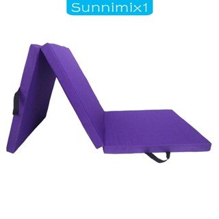 [Sunnimix1] แผ่นเสื่อโยคะ แบบพับได้ สามพับ สําหรับออกกําลังกาย เล่นโยคะ ฟิตเนส ยิม ใช้ได้ทั้งชาย และหญิง