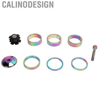 Calinodesign Bike  Spacer Set-Aluminum Alloy Headset Washer with Star Nut and Stem Top Cap-Essential Accessories