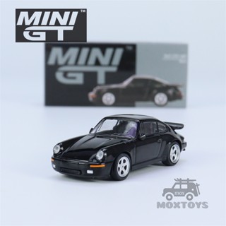 โมเดลรถยนต์ รุ่น MINI GT 1:64 RUF CTR 1987 LHD Diecast สีดํา