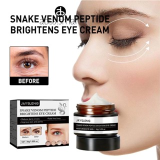 Jaysuing SNAKE VENOM Peptide Eye Cream ลบ Eye Anti ริ้วรอยจางหายไป Dark Circles ผิวกระจ่างใสครีม 30g TECH3