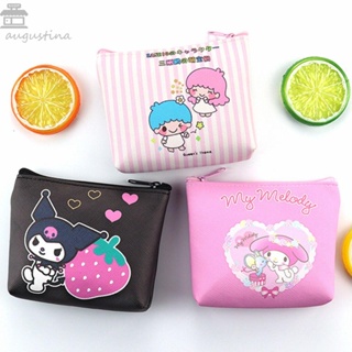 Augustina กระเป๋าใส่เหรียญ มีซิป ลาย My Melody Kitty หูใหญ่ สําหรับเด็กผู้หญิง