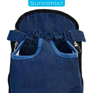 [Sunnimix1] กระเป๋าเป้สะพายหลัง ผ้าตาข่าย ระบายอากาศ สําหรับสัตว์เลี้ยง สุนัข แมว เดินป่า ตั้งแคมป์ กลางแจ้ง