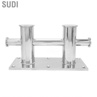 Sudi 335x140x190mm Heavy Duty Double Cross Bollard 316 Stainless Steel Rustproof Mooring Bitt Cleat for Marine Boat