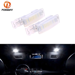 【Hot Style】โคมไฟ LED 18SMD ติดกระจกหน้ารถยนต์ สําหรับ VW EOS Golf &amp; GTi Jetta Passat Scirocco Tiguan