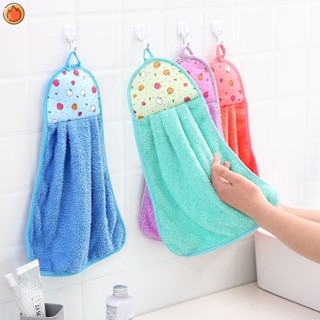 พร้อมส่ง ผ้าเช็ดมือแบบแขวนซับน้ำได้ดี ผ้าเช็ดโต๊ะ ผ้าเช็คทำความสะอาด YKT