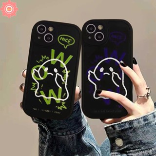 เคสโทรศัพท์มือถือแบบนิ่ม Tpu ลายการ์ตูนกราฟฟิตี้ผีน่ารัก สําหรับ Realme C31 C17 C25s C35 C53 C30s C30 C15 C55 C21Y C20 C25 C25Y C21 C17 C11 C3 C12 C20A 8i 5i 8 10 7i 8Pro 6s 5 6 9i