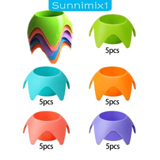 [Sunnimix1] ที่วางแก้วเครื่องดื่ม เหมาะกับชายหาด ฤดูร้อน เทศกาล 5 ชิ้น