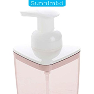 [Sunnimix1] ขวดปั๊มเปล่า แบบใส เติมได้ ขนาด 420 มล. สําหรับทําความสะอาดผิวหน้า ห้องน้ํา ห้องอาบน้ํา