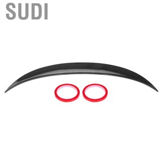 Sudi ABS Carbon Fiber Look High Kick Trunk Lid Spoiler for M performance Style Fit BMW X6 F16 X6M F86 2015-2019