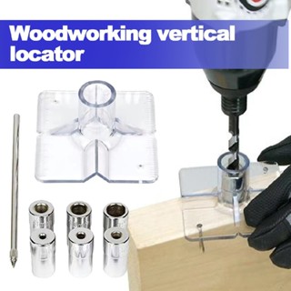 New 4-12mm Woodworking Drill Guide Set Positioner Locator Machining Tool