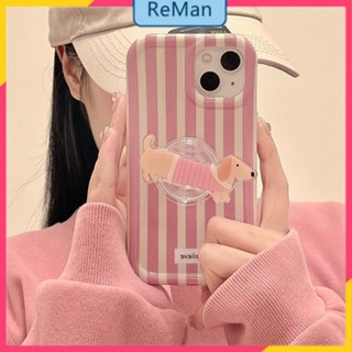 เคสโทรศัพท์มือถือ กันกระแทก ลายสุนัข สีชมพู สําหรับ Iphone 14 13 12promax 11 Xs Xr 14Promax 14plus 13 12pro 12 11 pro max Xr Xs max 7 8 Plus 13 pro max 13 12 12pro 11promax