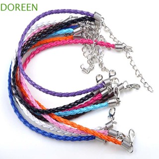 Doreen กําไลข้อมือถัก แฮนด์เมด 3 มม. 10 ชิ้น / ล็อต