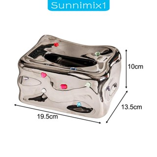 [Sunnimix1] กล่องกระดาษทิชชู่เซรามิค สําหรับใส่กระดาษทิชชู่ ในห้องน้ํา บ้าน ออฟฟิศ