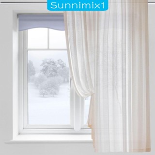 [Sunnimix1] ผ้าม่านหน้าต่าง น้ําหนักเบา สําหรับตกแต่งร้านอาหาร ห้องนอน