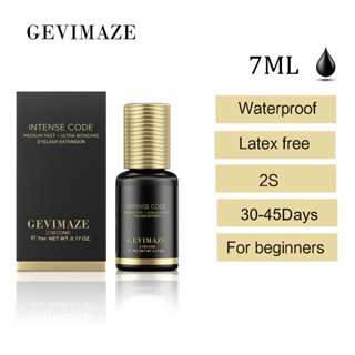 GEVIMAZE ส่งฟรี/ส่งไว กาวต่อขนตาถาวร สีดำ Eyelash Glue 7ml. แห้งไว ไม่แสบตา กาวติดขนตาถาวร กาวติดขนตาปลอม