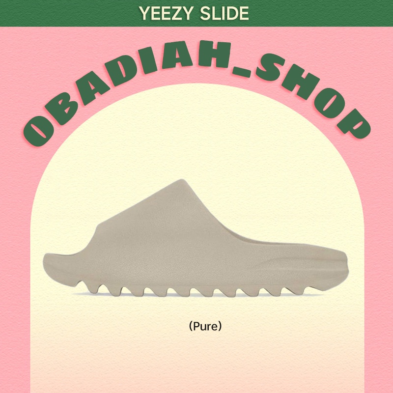 ✔ Adidas Yeezy Slide Pure Sandals *พร้อมส่ง*แท้💯%