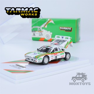 Tarmac Works 1:64 Lancia 037 Rally Rallye Sanremo 1983 #18 โมเดลรถยนต์ Diecast