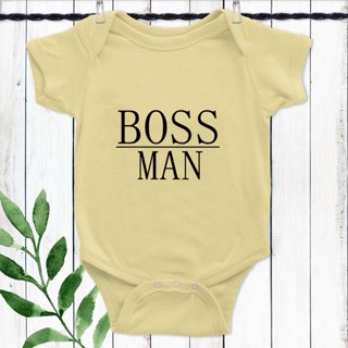 Boss MAN เสื้อผ้าเด็ก ลาย (b)