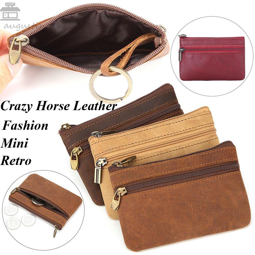 Augustina กระเป๋าสตางค์ หนังวัวแท้ ไม่มีช่องใส่เงิน สําหรับผู้หญิง และผู้ชาย