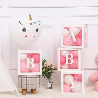 ☀️โค้ดส่งฟรี ☀️ กล่องลูกโป่งใส รูปตัวอักษร ลูกโป่ง Happy Birthday DIY สําหรับตกแต่งบ้าน งานแต่งงาน ปาร์ตี้วันเกิด