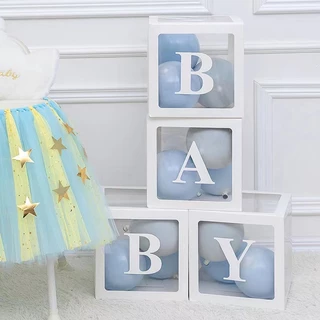 ☀️โค้ดส่งฟรี ☀️ กล่องลูกโป่งใส รูปตัวอักษร ลูกโป่ง Happy Birthday DIY สําหรับตกแต่งบ้าน งานแต่งงาน ปาร์ตี้วันเกิด