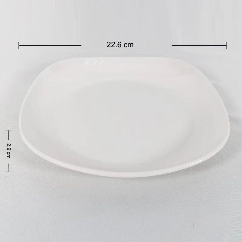 UTENSILS 9นิ้ว ถาดเหลี่ยม ถาดวงกลม วัสดุผลิตจากเนื้อเมลามีน 100% อย่างดี ทนทาน น้ำหนักเบา ปลอดภัยไร้สารเคมีปนเปื้อน ราคา ถูกที่สุด ดีลบีเคเค แกลเลอรีภาพที่ 8