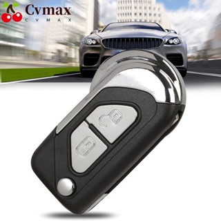 Cvmax เคสกุญแจรีโมตรถยนต์ แบบพับได้ 2 ปุ่ม ทนทาน VA2 อุปกรณ์เสริม สําหรับ Citroen DS3 Puegeot