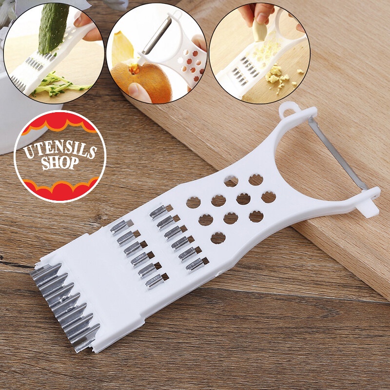 UTENSILS มีดปอกอเนกประสงค์ 5in1 ปอกผัก-ผลไม้  มีดสไลด์