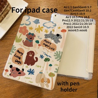 เคสซิลิโคน ลายการ์ตูน พร้อมช่องใส่ปากกา กันกระแทก สําหรับ Ipad Mini6 ipadpro 30% off 34 ซม. 9 10 Air5