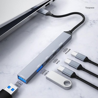 【CH*】ฮับอะแดปเตอร์ Usb C อะลูมิเนียมอัลลอย สําหรับ MacBookPro 5 in 1 TypeC