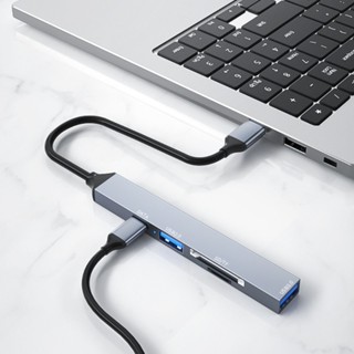 C* อะแดปเตอร์ฮับ USB C 5 in 1 USB 3 0 เป็น USB 3 0 2 0