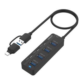 【CH*】ฮับ Usb 7 พอร์ต 3 0 USB C พร้อม 5Gbps 4x USB3 0 พอร์ต 3x USB C สําหรับแล็ปท็อป พีซี