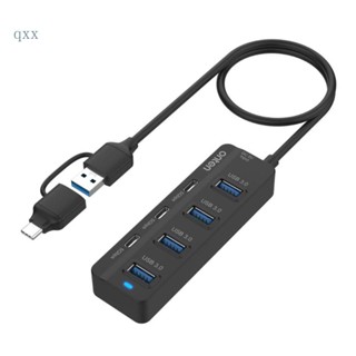 Ch*【พร้อมส่ง】ฮับ USB3 0 พอร์ต 3x 5Gbps USB-C USB 3 0 5Gbps 4 ชิ้น