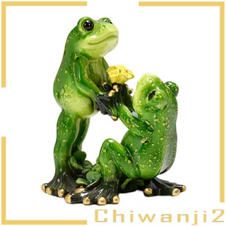 [Chiwanji2] ฟิกเกอร์เรซิ่น รูปปั้นกบ และสัตว์ สําหรับตกแต่ง