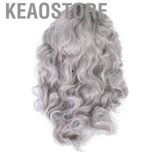 Keaostore Natural Hair Long Wigs Wy Silver Gray Pay Cosplay Salons