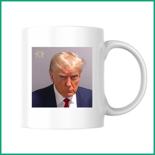 Jiwth แก้วกาแฟเซรามิค ลาย Trump Mug Shot 11 ออนซ์ สําหรับคนรักกาแฟ 2023